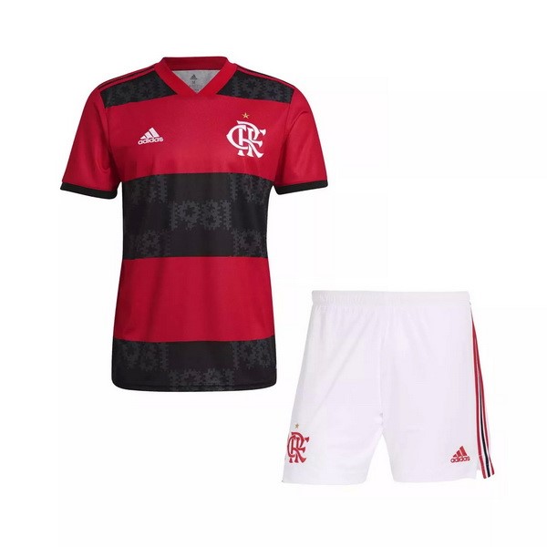 Maillot Football Flamengo Domicile Enfant 2021-22 Rouge